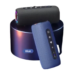 Portable sport waterproof speaker 20W wireless blue tooth speaker with FM radio TF card with Changing RGB light