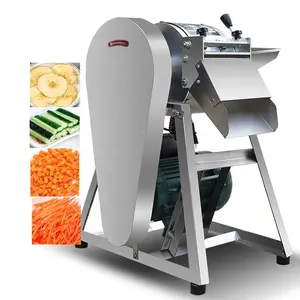 Mesin pemotong sayuran komersial, mesin pemotong pengiris buah wortel, pengiris kentang, harga pabrik