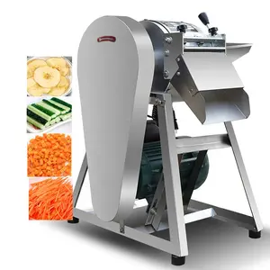 Factory Price Commercial Vegetable Cutter Slicing Shredding Fruit Chips Chopper Carrot Onion Potato Slicer Dicer Machine