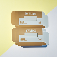 Boîte personnalisée en carton pour flacon de 3 ml, boîte de rangement pour flacon, boîte d'emballage pour bouteille de poudre