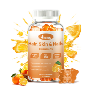 Gomitas para Cabello, <span class=keywords><strong>Piel</strong></span> <span class=keywords><strong>y</strong></span> <span class=keywords><strong>Uñas</strong></span> con Ingredientes Reales, Biotina <span class=keywords><strong>y</strong></span> Colágeno, Gomitas con Sabor a Cítricos, Suplemento Vitamínico - Product Image 1
