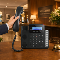 Téléphone IP d'entreprise GrandStream GXP1628, 2 lignes SIP, Gigabit, 8 touches BLF, conférence 3 voies, PoE, EHS, voix HD, OS Linux, compact pour bureau