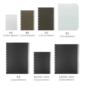 Custom Logo Removable <strong>Divider</strong> Index <strong>Notebook</strong> Tear-resistant Planner Binder <strong>Dividers</strong> for <strong>A5</strong> Binder with Labels - Product Image 2
