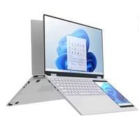 Nouvel Ordinateur Portable Double Écran OEM/ODM 2025 – 15,6 pouces + 7 pouces, N95 2,5 GHz, Windows 10, 6 Go + 256 Go – En Vente