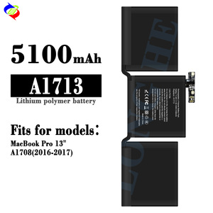 Batteria per Laptop A1713 11.4V 5100mAh per <span class=keywords><strong>Apple</strong></span> Macbook Pro 13" A1708 Anno 2016 - Product Image 2