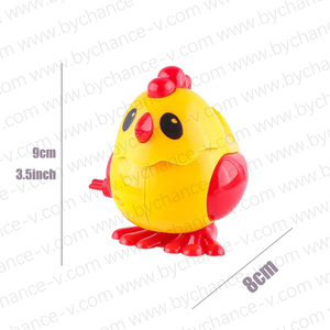 Plastic Wind up Jumping Rooster Toy Easter Basket Stuffer <b>Kids</b> Meal <b>Box</b> Surprise Fast Food Chain Thank You Present Idea - Product Image 2