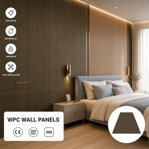 Tarima de terraza WPC compuesta para exteriores, impermeable, para jardín y balcón, revestimiento de suelo - Product Image 1