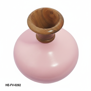 Elegante Florero de Madera y Metal para Decoración del Hogar, Centro de Mesa para Sala de Estar, Decoración Moderna Rústica para Mesa, Regalo Perfecto - Product Image 5