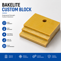 Plaque de bakélite haute température en stratifié phénolique pour isolation électrique, panneaux de disjoncteurs, découpe OEM
