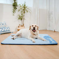 Alfombra Refrigerante Ecológica para Perros, Rectangular, Antideslizante, Desmontable, Lavable, Cama para Perros, Almohadilla de Hielo para Mascotas, Colchón Refrigerante Cómodo para el Verano