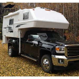 Ingesloten Goedkope Offroad Camping Sideon Pick-Up Camper Rv Voor Chevrolet Silverado 150