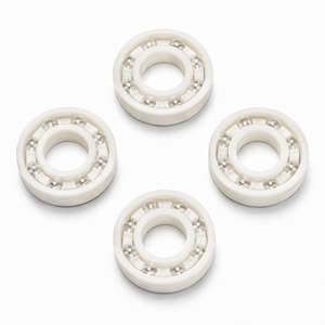6005 Open Plastic Ball <b>Bearing</b> 25x47x12mm POM Rings Glass Balls Nylon Cage Lightweight Insulating for Washdown Food Machinery - Product Image 1