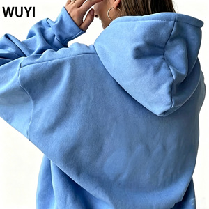 Sudadera con Capucha Personalizada con Logotipo 3D en Relieve, Fabricada por OEM 2026, Sudadera Extra Grande de Algodón Grueso con Logotipo en Relieve, Sudadera Unisex de Estilo Urbano - Product Image 3