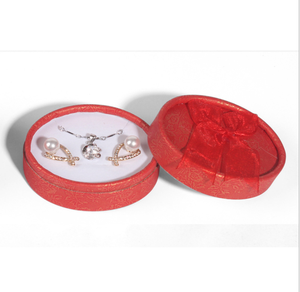 Factory Price White Small Round Paper Cardboard Jewelry Box for Pendant Earring <strong>Ring</strong> <strong>Storage</strong> - Product Image 5