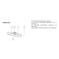 Plénum isolé pour climatiseur Tecnosystemi, avec raccordement inférieur et diffuseur linéaire à 2 fentes pour connexion supérieure - Systèmes CVC