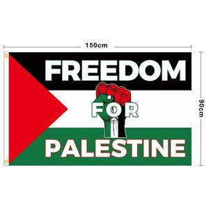 Palestina personalizada 3*5 pies 90*150cm Todos los tamaños Bandera de país de Palestina gratis Bandera de la <span class=keywords><strong>libertad</strong></span> - Product Image 4