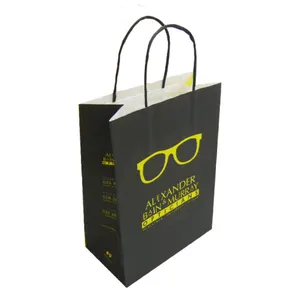 Lunettes de soleil blanches emballage en papier enveloppe écran protecteur lunettes logo imprimé lunettes shopping sac en papier pour optique