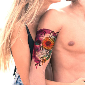 2023 EW stustom allowalloque attoo tictickers ransfer ranemporary Men y omen ateraterproof alalf RM hest High attoo ticticker - Product Image 4