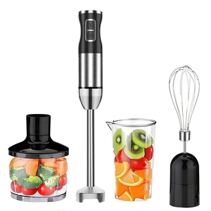 Mixeur Plongeant Électrique Manuel Professionnel Portable en Métal pour Cuisine, Ensemble de Mixeur Plongeant Manuel Mini pour Émulsions - Product Image 1