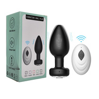 Sichere Verpackung Tragbarer Wasserdichter Aufladbarer Ferngesteuerter Analplug Sexspielzeug Massage Sexy Erwachsenen-Sex-Massagegerät Vibrator für Frauen