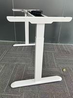 Pied de table de bureau moderne à double moteur, cadre en fer, table élévatrice, bureau informatique, utilisation à domicile ou au bureau, économique