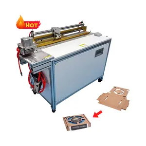 Manual neumático semiautomático caja de cartón V ranura máquina cortador de esquina tablero gris rígido cartón V ranurado máquina