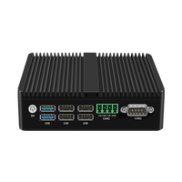 BKHD nouveau modèle G30 4*2.5G Lan RS232 RS485 FCBGA1264 N100 pare-feu routeur souple MINI PC Pfsense Linux Ubuntu win-dows