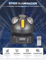 QSE Lighting Projecteur Laser LED RGBW 3-en-1 Magic Ball, Contrôle Vocal et DMX512 pour Ambiance