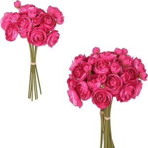 Magnifique bouquet de lotus artificiel en soie, 6 tiges, pour décoration de mariage et de maison - Product Image 4