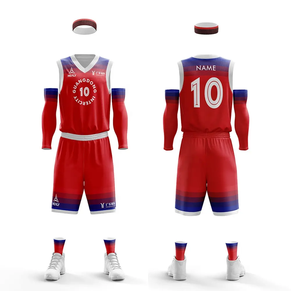 Custom Logo Basketball Jerseys, Polyester Dry fit Sublimation Basketball Uniforms Basketball+wear