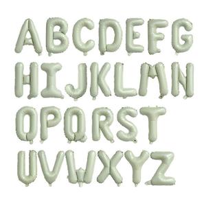 Globos <span class=keywords><strong>de</strong></span> Aluminio <span class=keywords><strong>de</strong></span> 16 Pulgadas Hechos en EE. UU. en Colores Retro con Letras <span class=keywords><strong>de</strong></span> la A a la Z; Decoración Creativa para Bodas y Cumpleaños - Product Image 1