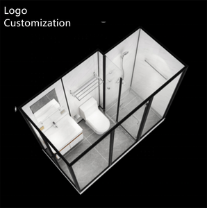 La <span class=keywords><strong>cabine</strong></span> <span class=keywords><strong>de</strong></span> toilette MESA comprend une salle <span class=keywords><strong>de</strong></span> bain <span class=keywords><strong>douche</strong></span> modulaire préfabriquée avec étagère - Product Image 5