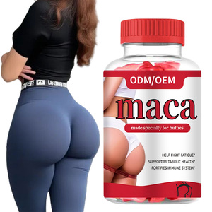Gomme per il Supporto del Curvilineo Posteriore con Maca, Aguaje, Complesso di Peptidi, Estratto di Tè Verde, Formula Avanzata per Migliorare la Rotondità e la Pelle - Product Image 1