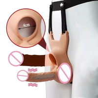 Vibrador de doble permeabilidad para inserción anal, diseño ergonómico, suave y portátil, para parejas adultas masculinas - Pene y vagina