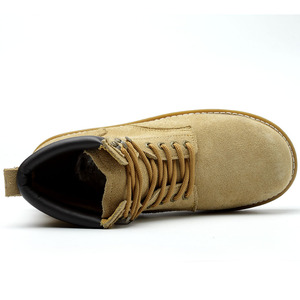 Bottes de sécurité en daim antidérapantes, chaussures de travail à la mode, en daim, avec des ciseaux, antidérapantes, pour équipements de bâtiment - Product Image 5