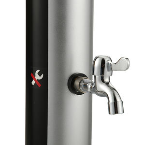 20L Cylindre Compétition jardin <span class=keywords><strong>douche</strong></span> <span class=keywords><strong>solaire</strong></span> extérieur patio <span class=keywords><strong>douche</strong></span> piscine <span class=keywords><strong>terrasse</strong></span> portée dans le lavage des pieds corps en pvc - Product Image 2