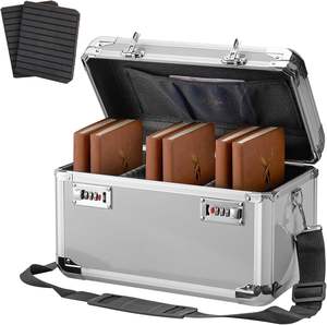 Boîte de rangement verrouillable en alliage d'aluminium, étanche, portable, à code, pour médicaments, argent, téléphone, objets de valeur, sécurisée pour enfants, réutilisable - Product Image 2