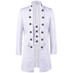Abrigo estilo trench steampunk para hombre, estilo victoriano, vintage, estilo príncipe, estilo gótico medieval renacentista, chaqueta de cosplay - Product Image 2