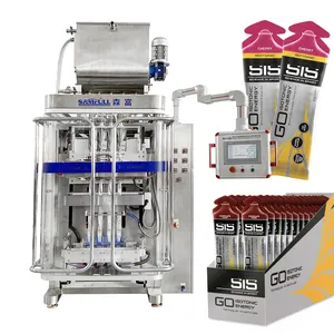 Machine d'emballage automatique de gel de sport liquide de forme irrégulière à 4 voies et 6 voies pour gel d'énergie isotonique