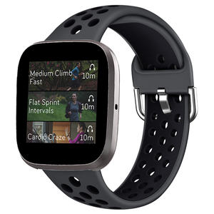 Bracelet de rechange étanche 20 22mm en caoutchouc Silicone pour <span class=keywords><strong>Fitbit</strong></span> <span class=keywords><strong>Versa</strong></span> <span class=keywords><strong>2</strong></span>, vente en gros - Product Image 1