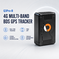 Traceur GPS GLONASS Q3pro-B 4GBDS avec aimant puissant, capteur de lumière, alerte anti-effraction, sans câblage, géolocalisation, lecture d'itinéraire, antivol, pour la gestion de flotte