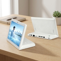 Terminal tactile de bureau 8 pouces RK3288 Android 6.8 de type L pour système de gestion des files d'attente bancaires et hospitaliers, avec fonction de retour d'information, OEM ODM
