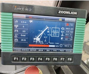 Grúa móvil usada Zoomlion de 80 toneladas, modelo chino de alta gama ZTC800E5 con motor Weichai, bomba y componentes principales de cojinetes - Product Image 2