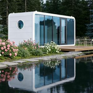 Maisons préfabriquées de luxe, <span class=keywords><strong>maison</strong></span> modulaire moderne mobile, casa con ruedas, cabane intelligente Apple, conteneur de couchage avec salle de bain - Product Image 1
