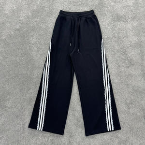 Essentials <span class=keywords><strong>Pantalones</strong></span> <span class=keywords><strong>de</strong></span> pierna ancha <span class=keywords><strong>Pantalones</strong></span> holgados <span class=keywords><strong>Pantalones</strong></span> <span class=keywords><strong>de</strong></span> chándal <span class=keywords><strong>con</strong></span> cordón 100% <span class=keywords><strong>Pantalones</strong></span> <span class=keywords><strong>de</strong></span> tira <span class=keywords><strong>de</strong></span> encaje <span class=keywords><strong>de</strong></span> algodón para hombres Costura informal - Product Image 1