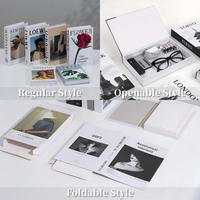 Joli ensemble de faux livres pliables à thème dessin animé, pour décoration intérieure, de maison, de bureau, de fêtes et de mariages