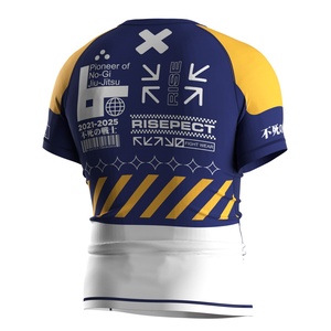 เสื้อแรชการ์ด UPF 50 พลัสสำหรับผู้ชายพร้อมผ้าที่ช่วยระบายความชื้น เหมาะสำหรับการเล่นเซิร์ฟ ว่ายน้ำ และกิจกรรมกลางแจ้ง - Product Image 3