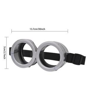 Gafas <span class=keywords><strong>de</strong></span> Minion <span class=keywords><strong>de</strong></span> Beckon Wholesale, Gafas para Disfraces <span class=keywords><strong>de</strong></span> <span class=keywords><strong>Fiesta</strong></span>, Lentes Redondas Amarillas con Correa Negra para Fanáticos - Product Image 3