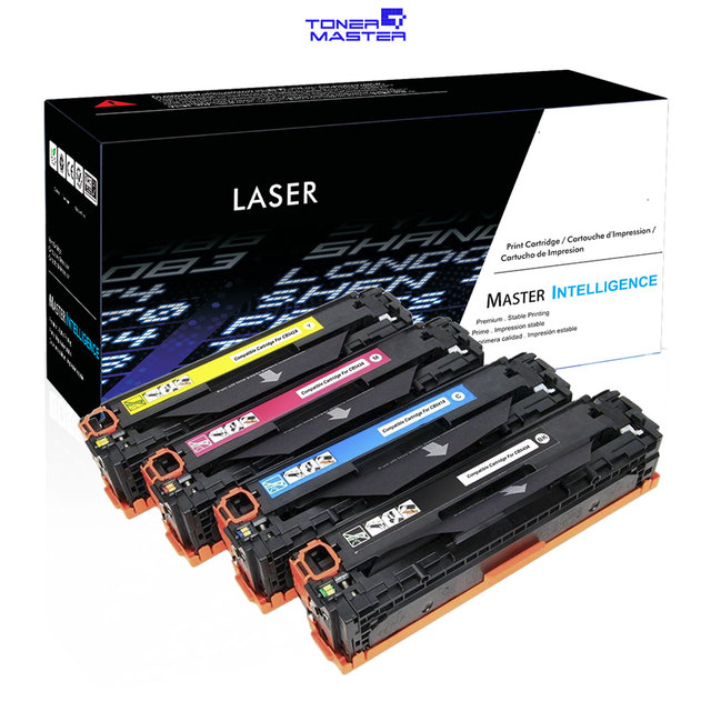 Toner Master Compatible Toner Cartridge CB540A-CB543A 125A for HP Laser Jet CM1300 CM1312 CP1210 CP1215