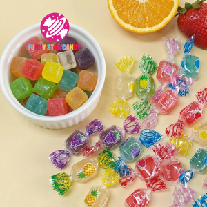 Gomitas con Sabor a Fruta Dulce, Refrigerio Personalizado para Niños, Sabor Variado, Forma de Cubo, Gomitas Masticables - Product Image 2